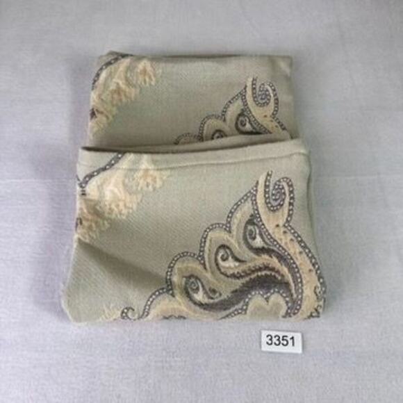 Soft Surrounding Pillow Shams Standard Green Wool Blend Set of 2 - Picture 13 of 13